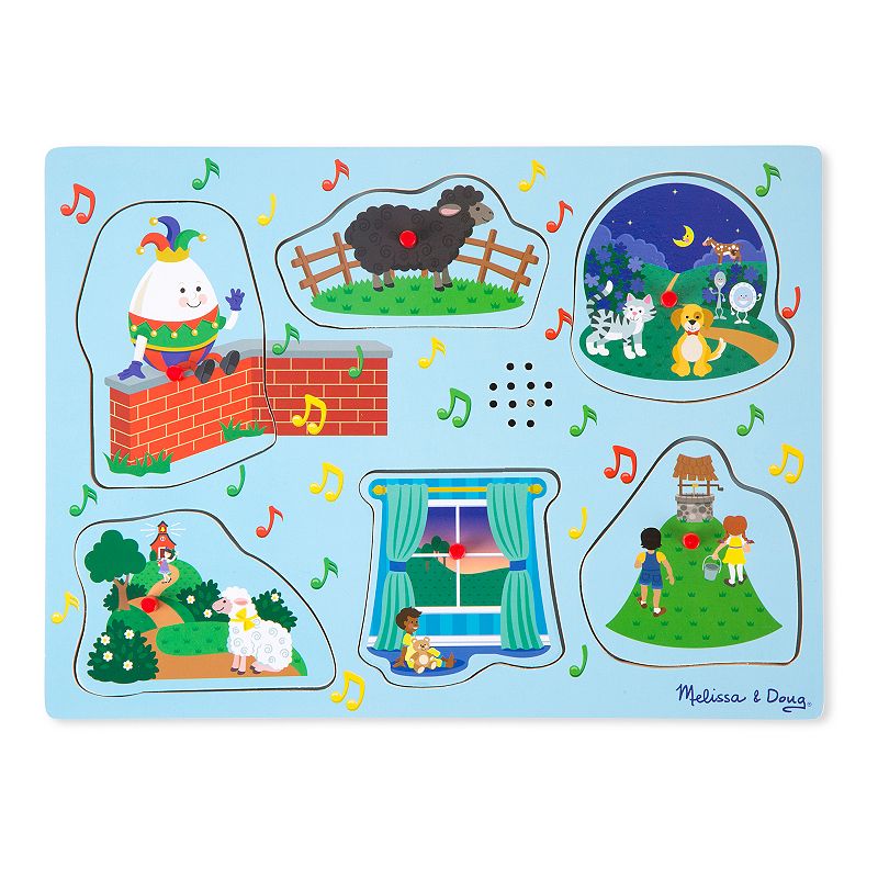 Melissa and Doug Nursery Rhymes 2 Sound Puzzle