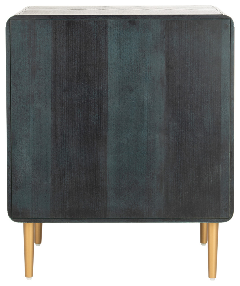 Safavieh Couture Alfie 2 Door Side Table   Midcentury   Side Tables And End Tables   by Safavieh  Houzz