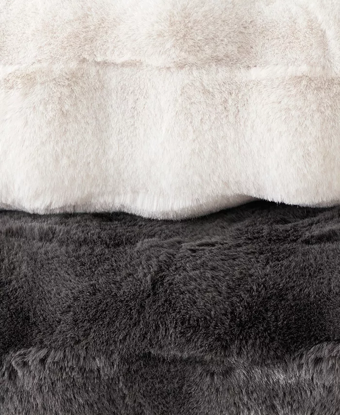 Madison Park Vivienne Faux Fur Throw， 50