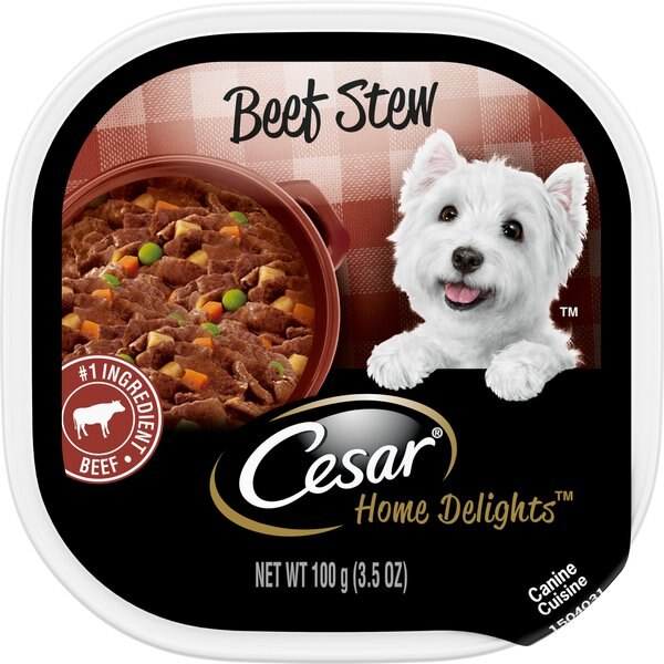 Cesar Home Delights Beef Stew Dog Food Trays