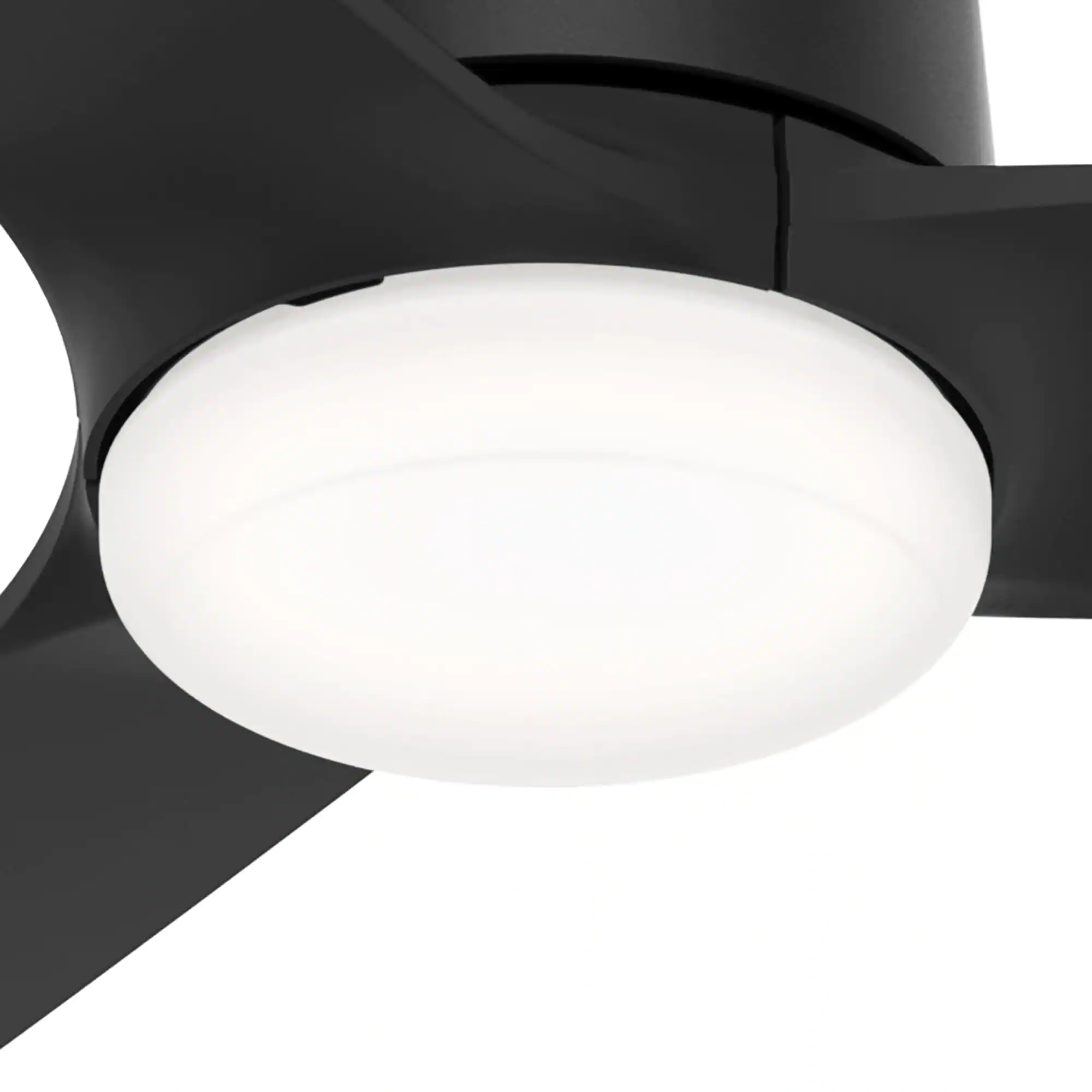 Moxie 52 in. Integrated LED Indoor Matte Black Ceiling Fan Light Remote Control