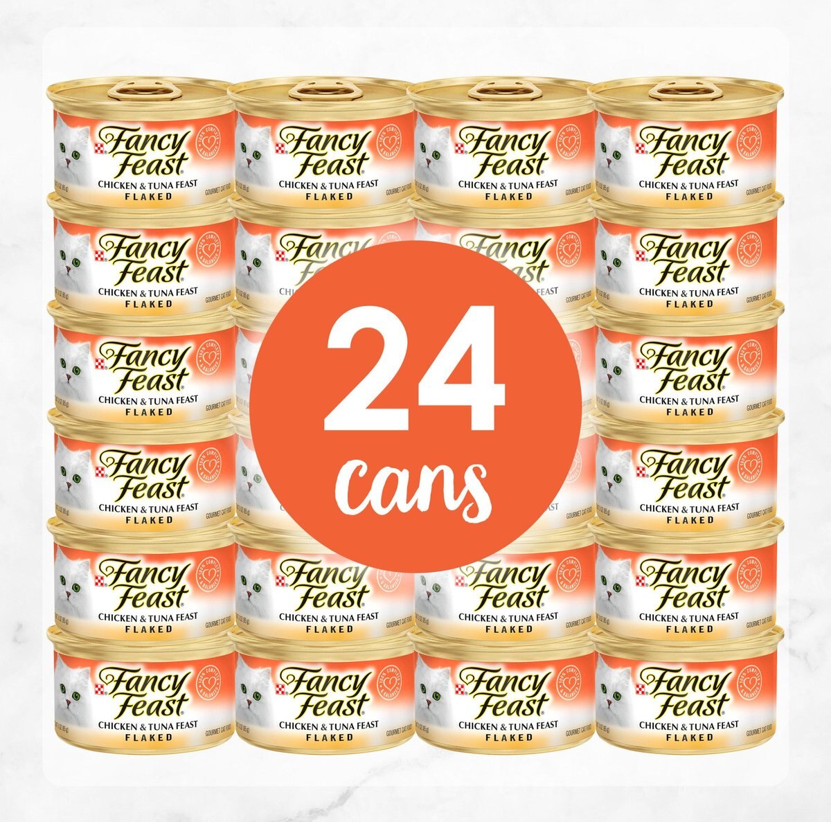 Fancy Feast Flaked Chicken and Tuna Feast Canned Cat Food