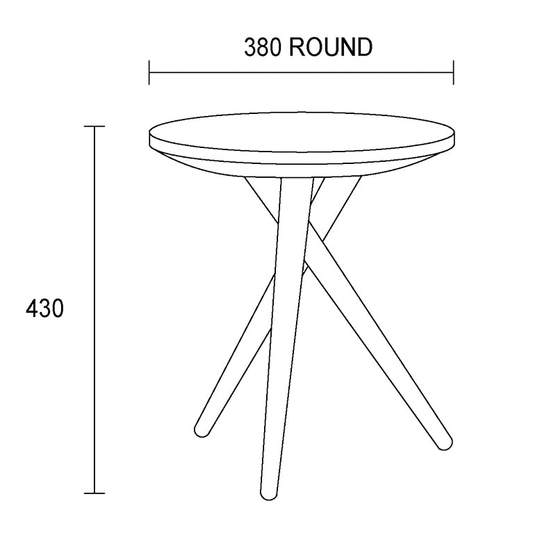 BODIE Side Table - Natural