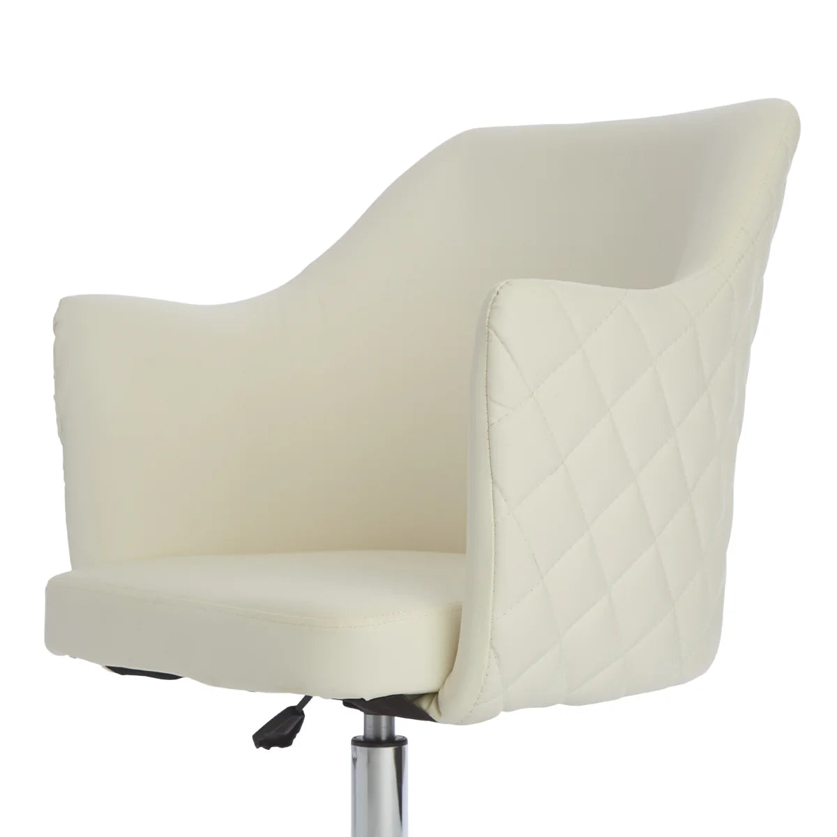 IVFC-IPS112-BLK | Coco Quilted Vanity Chair