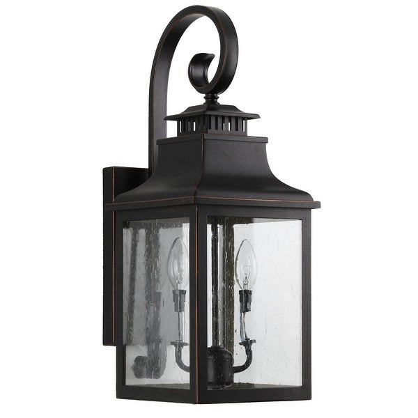 Morgan 2 Light Outdoor Wall Mounted Lighting-Oil Rubbed Bronze Finish - Oil Rubbed Bronze - Oil Rubbed Bronze Shopping - The Best Deals on Outdoor Wall Lanterns | 36220270