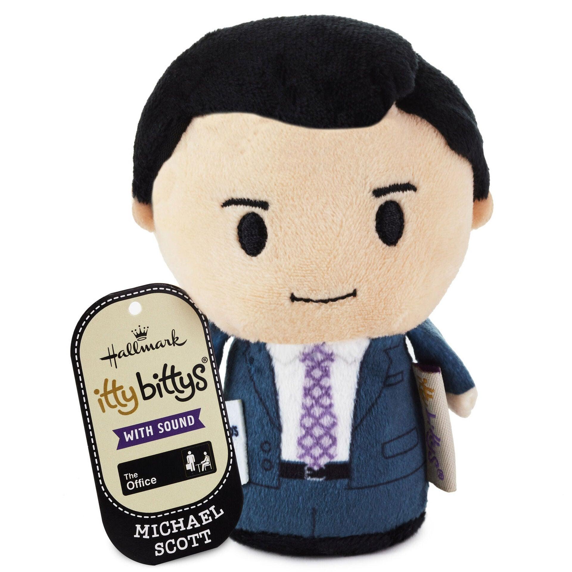 Hallmark  itty bittys® The Office Michael Scott Plush With Sound