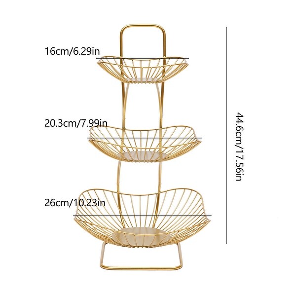 3-Tier Fruit Cupcake Stand Cake Stand Macaron Display Tray