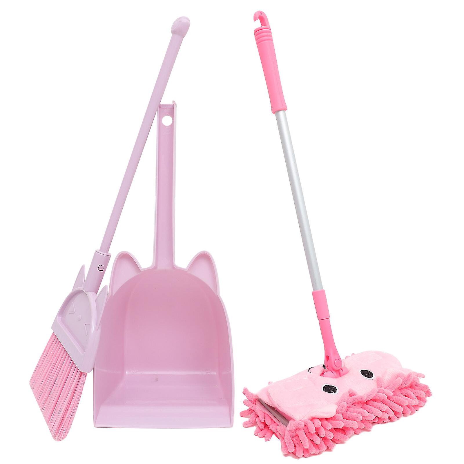 1 Set Of Kids Broom Children Mop Dustpan Home Sweeping Toys Kids Housework Cleaning Tools