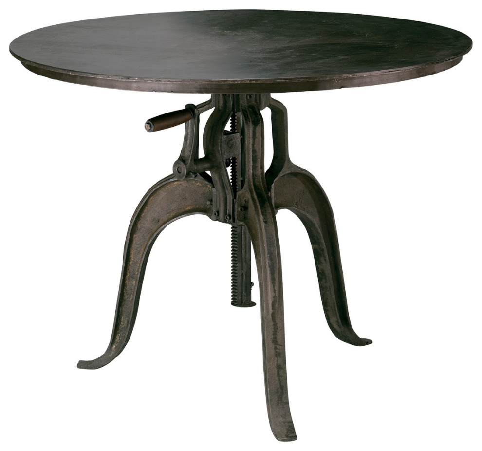 Phillip Crank Table   Industrial   Side Tables And End Tables   by Rustic Home Furniture Deco  Houzz