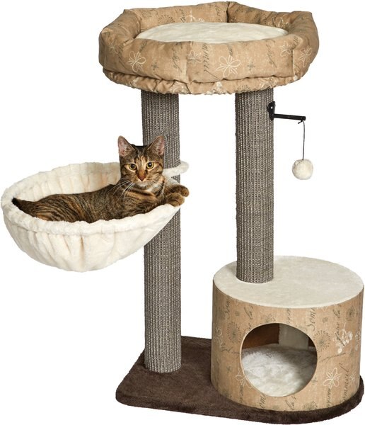 MidWest Feline Nuvo Cove 35-in Faux Fur Modern Cat Tree