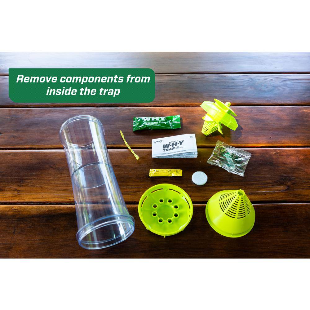 RESCUE WHY Trap for Wasps Hornets  Yellowjackets Insect Trap WHYTR-BB8