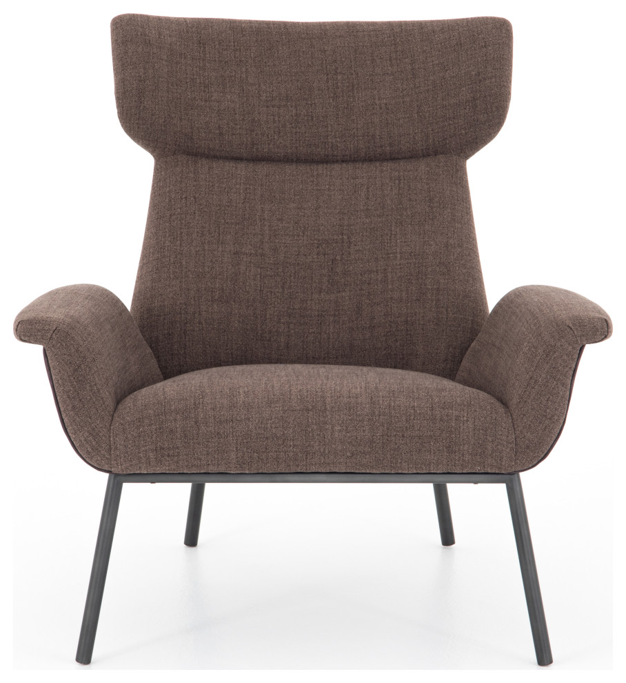 Anson chair highland sepia   Midcentury   Armchairs And Accent Chairs   by AFB Decor  Houzz