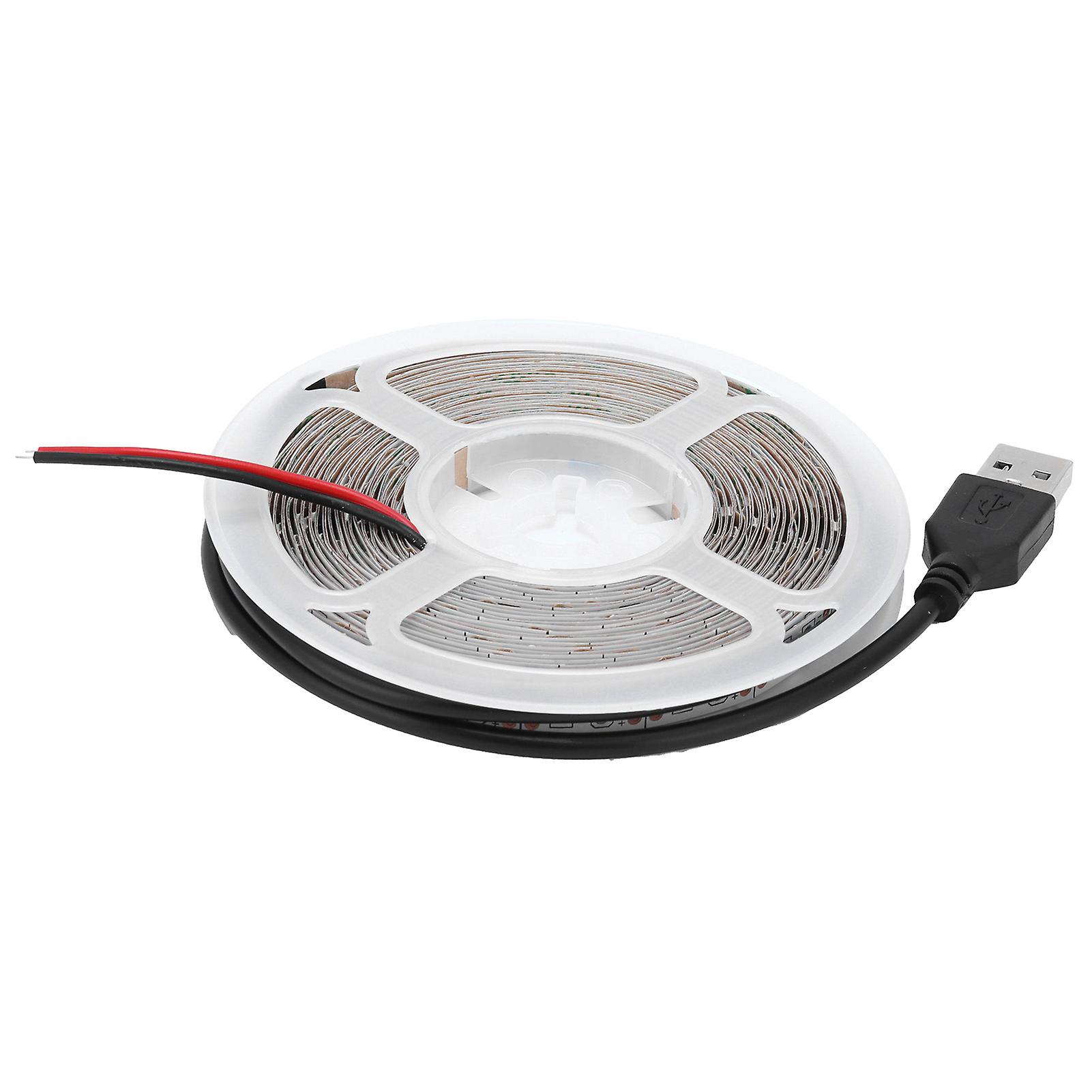 RGB Flexible Strip Lights USB Powered Low Voltage 5V LED Light Strip for Bedroom Bar KTVRed Light