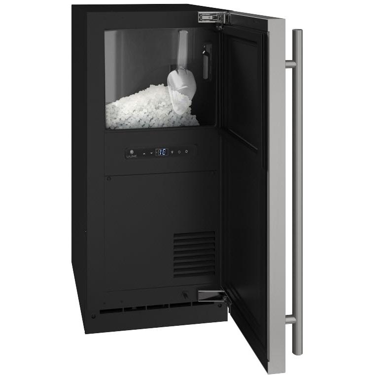 U-Line 15-inch Nugget Ice Maker with U-Choose? UHNP315-SS01A