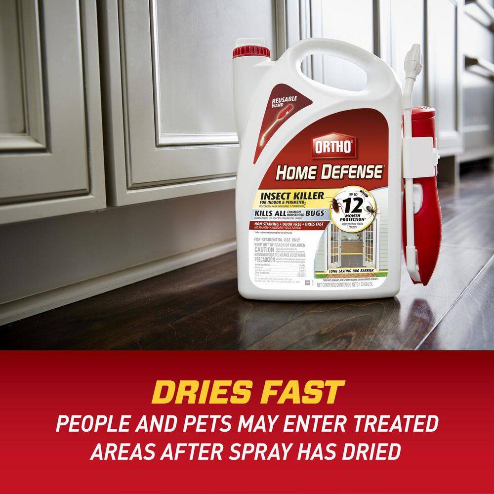 Ortho Home Defense 1.33 gal. Insect Killer for Indoor  Perimeter2 (with Comfort Wand) 022150004