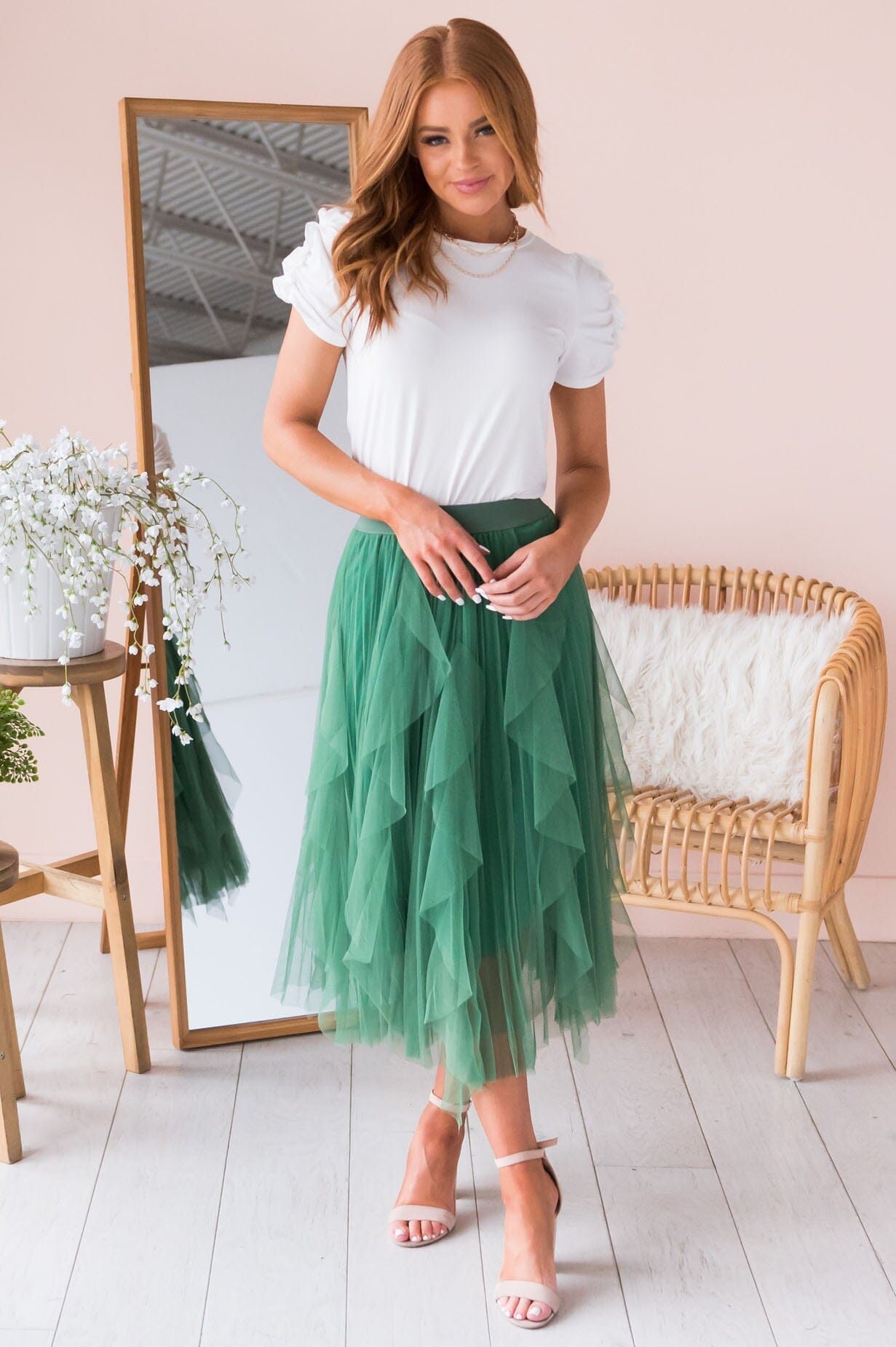 Far & Away Modest Tulle Skirt