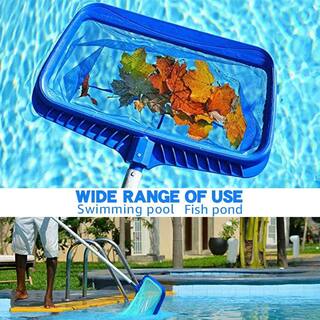 Pool Skimmer Net Heavy-Duty Leaf Rake for Cleaning Swimming Pool and Pond H-D0102HAH357