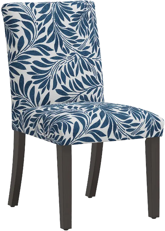 Drew Navy Vine Dining Chair - Skyline Furniture