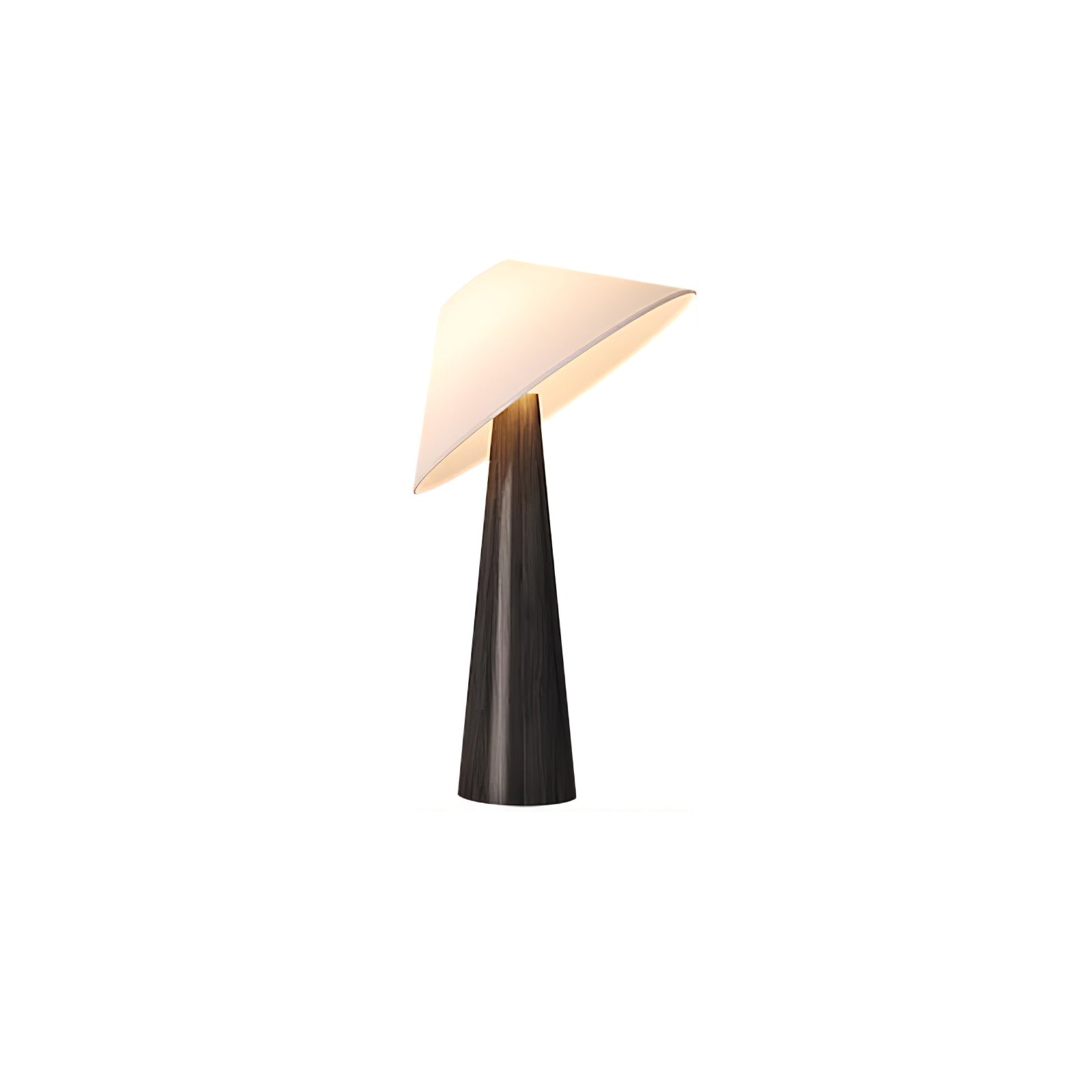 Tilt Hat Wooden Table Lamp