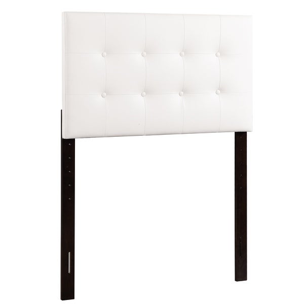 LYKE Home London White Twin Headboard - - 31264260