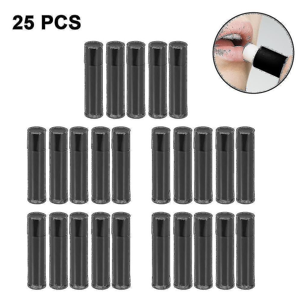 25 Pcs Empty Lipstick Tubes Diy Lip Balm Container Lipstick Tube 5g