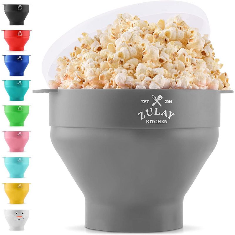 Bpa Free Collapsible Silicone Popcorn Maker With Lid