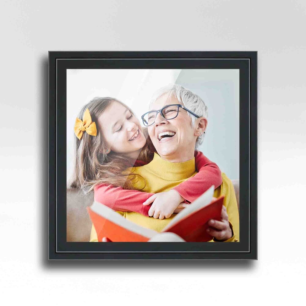28x28 White Picture Frame   Wood Picture Frame Complete with UV