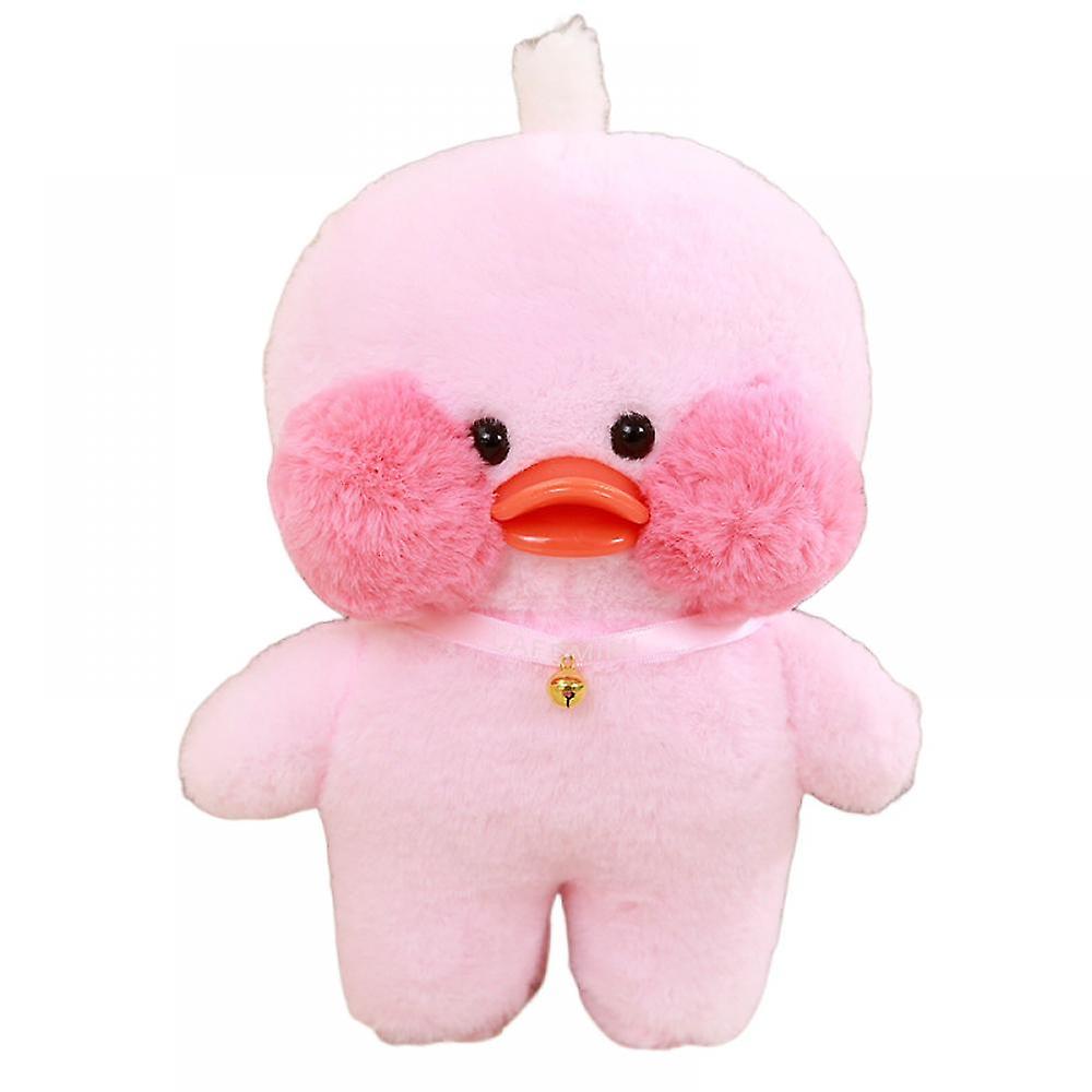 Soft Duck Plushies Little Yellow Duckling Stuffed Animal Toy For Children (11.8 Inches， Pink)