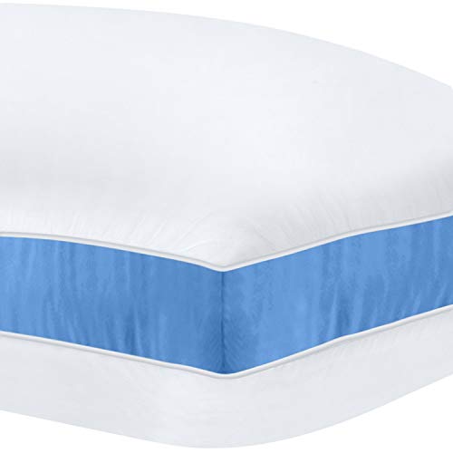 Bedding Gusseted Pillow (2-Pack) Premium Quality - Side Back Sleepers