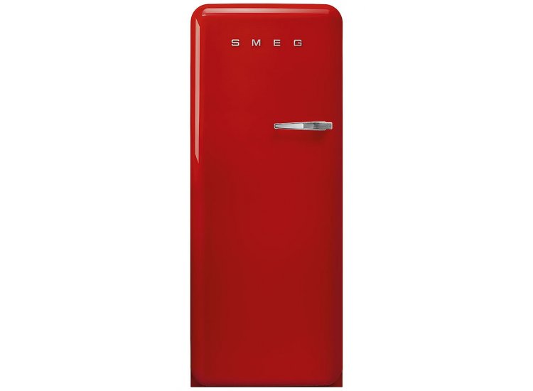 Smeg 50's Retro Style Aesthetic Red Left-Hinge Refrigerator