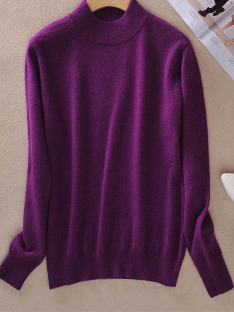 47% Off Women's Half-High Collar Sweater Pullover