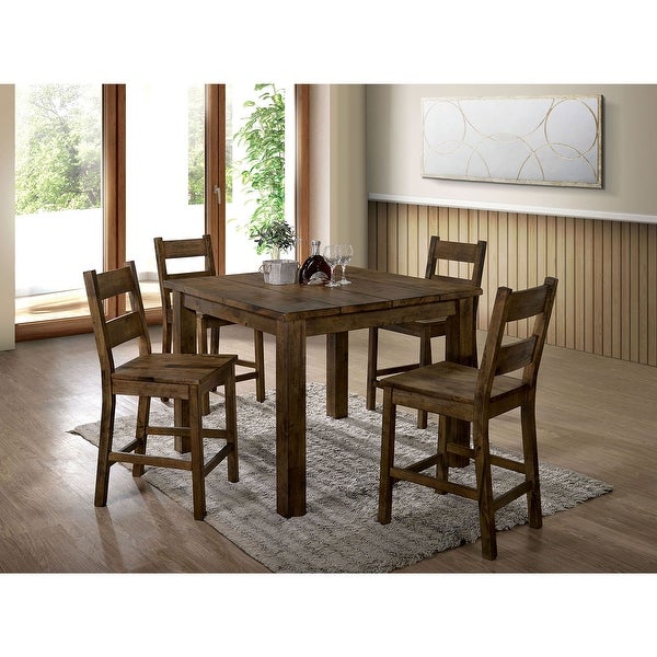 Wood Dining Table in Rustic Oak - Rustic Oak