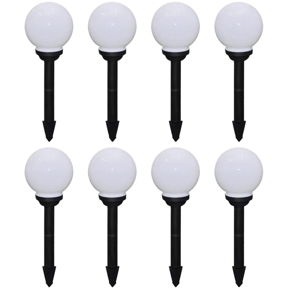 vidaXL Outdoor Pathway Lamps 8 pcs LED 5.9