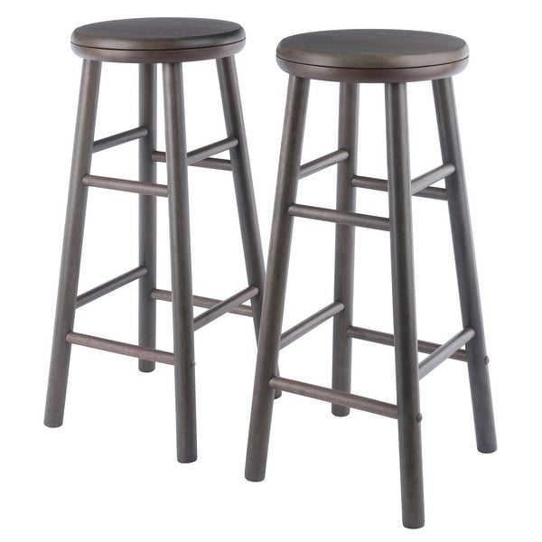 Selby 2-Pc Swivel Seat Bar Stool Set - 13.39 x 13.39 x 30.20 inches