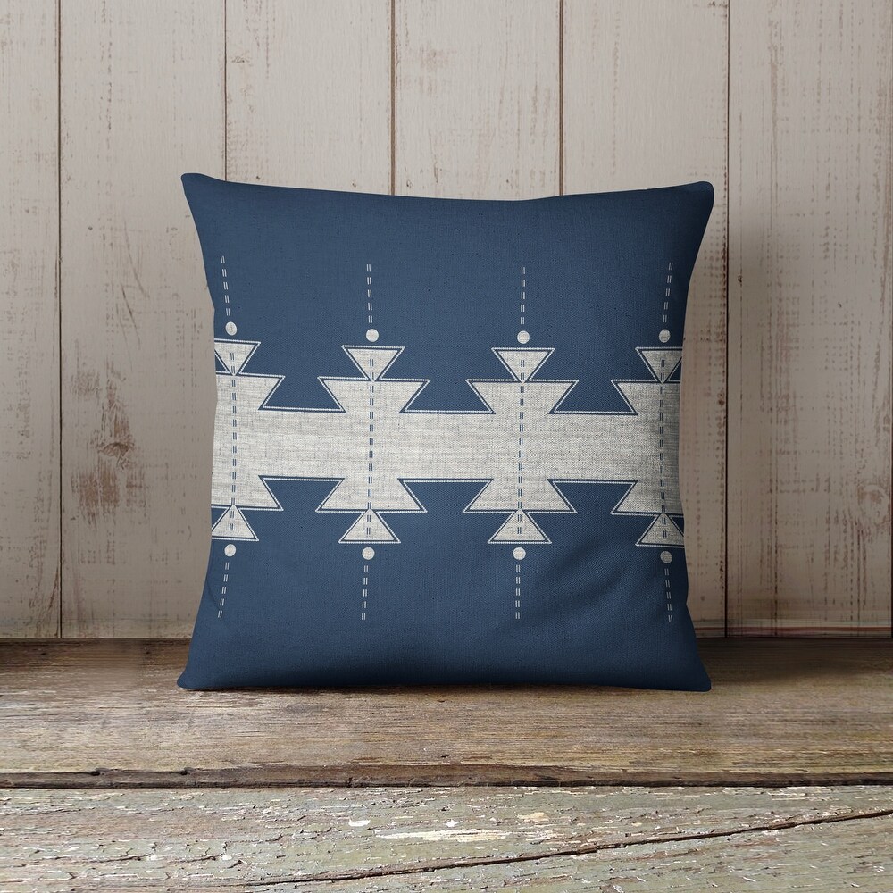 MESA NAVY IndoorOutdoor Pillow By Kavka Designs