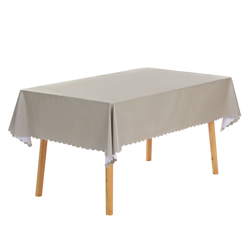 Rectangle Oil-proof Spill-proof Water Resistance Pvc Table Cover 1 Pc， 55 X 102