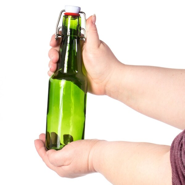 11 oz Green Grolsch Bottle