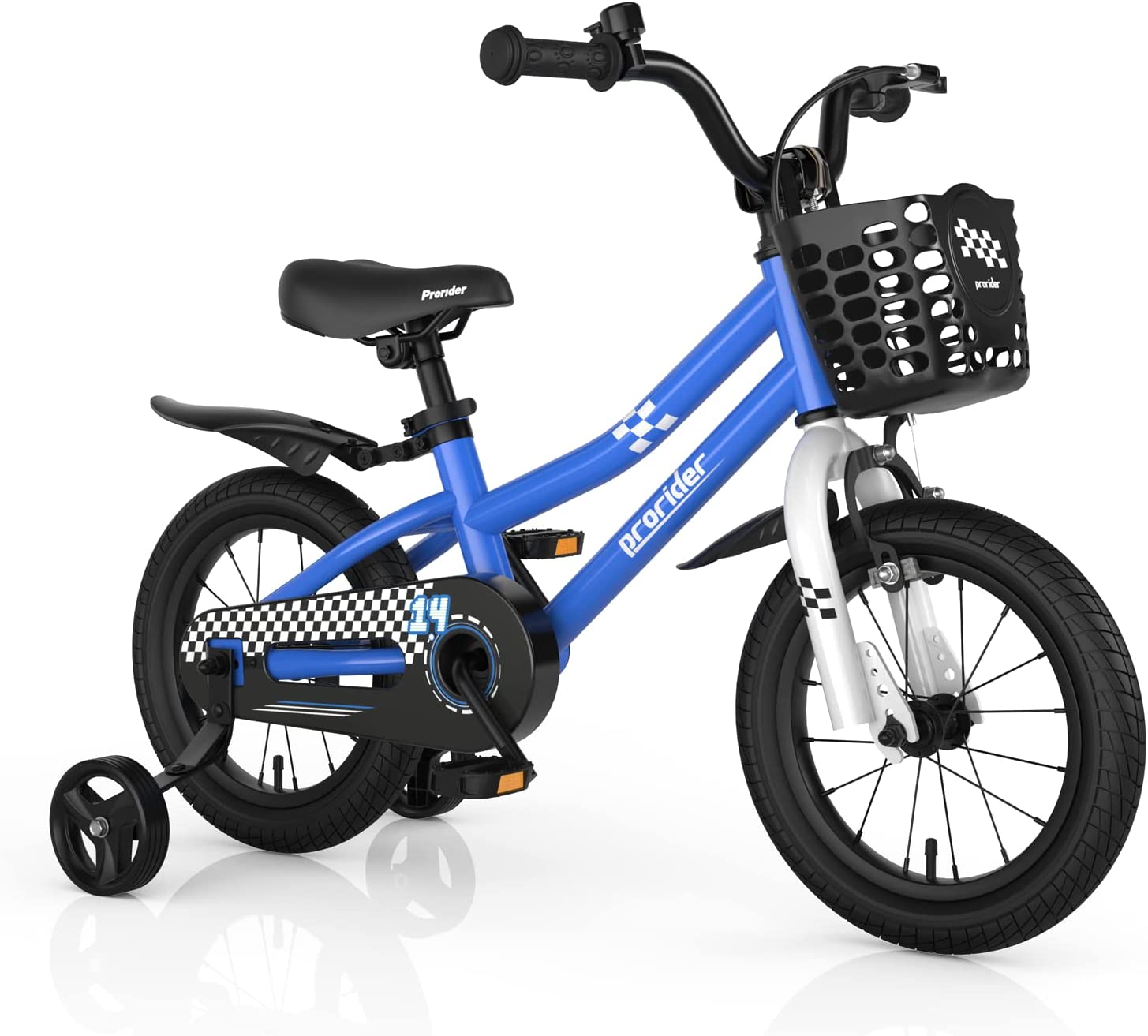 BABY JOY Kids Bike, 14 16 18 Inch Children Bikes for Boys Girls Age 3-8 Years w/Training Wheels