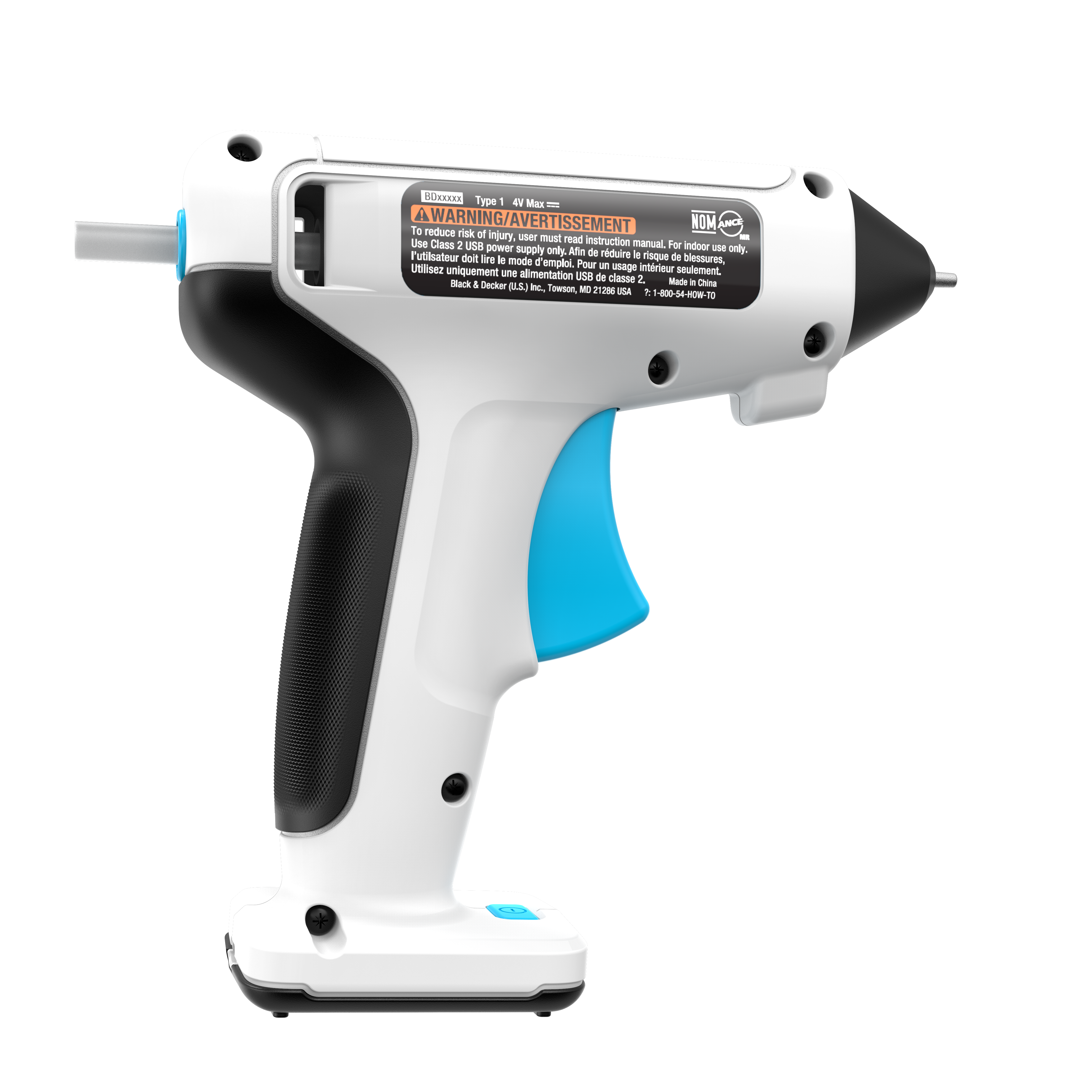 4V MAX* Cordless Glue Gun, USB Rechargeable