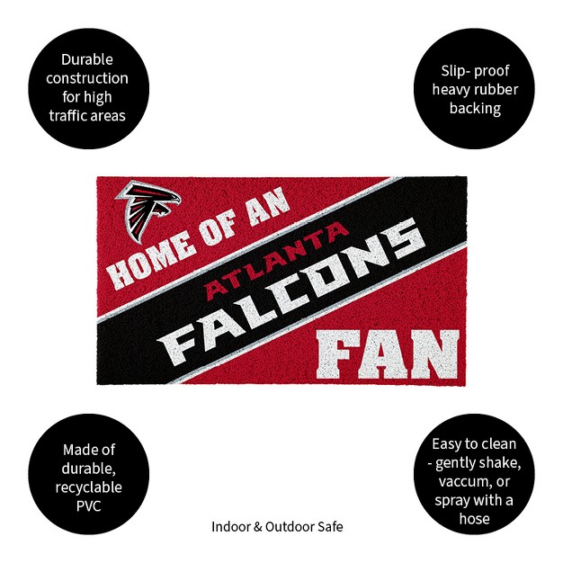 Evergreen Atlanta Falcons Pvc Mat Color