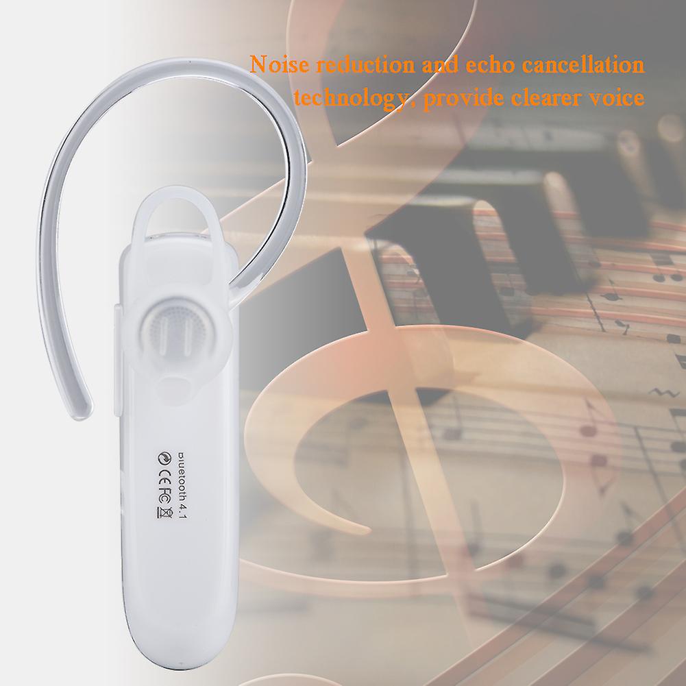 New Portable Wireless Bluetooth V4.1 Earphone Stereo Headset Handsfree Earbuds (white)