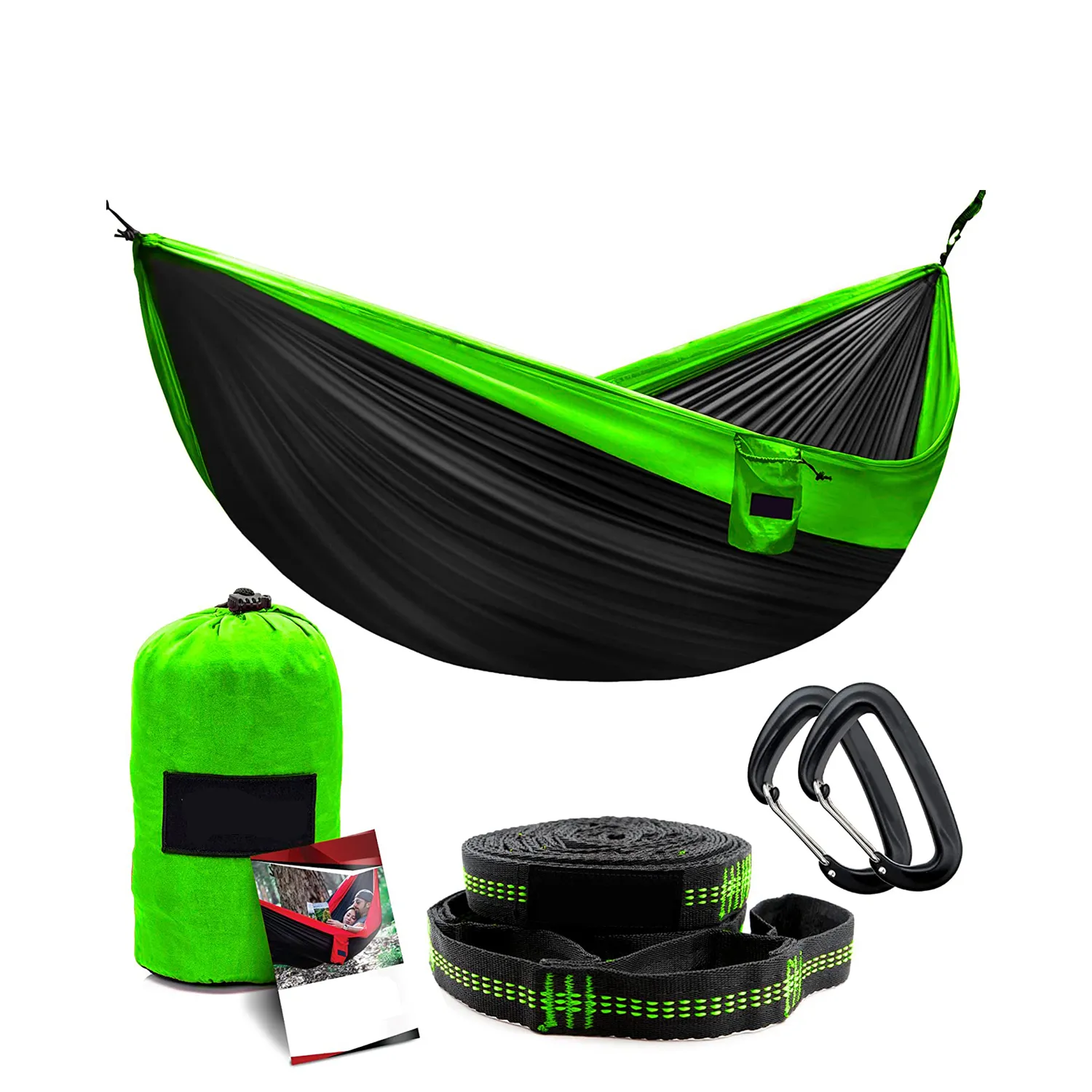 Wholesale Portable Double Waterproof Garden Hammock Outdoors Camping Parachute Cloth Nylon Swing Hammock