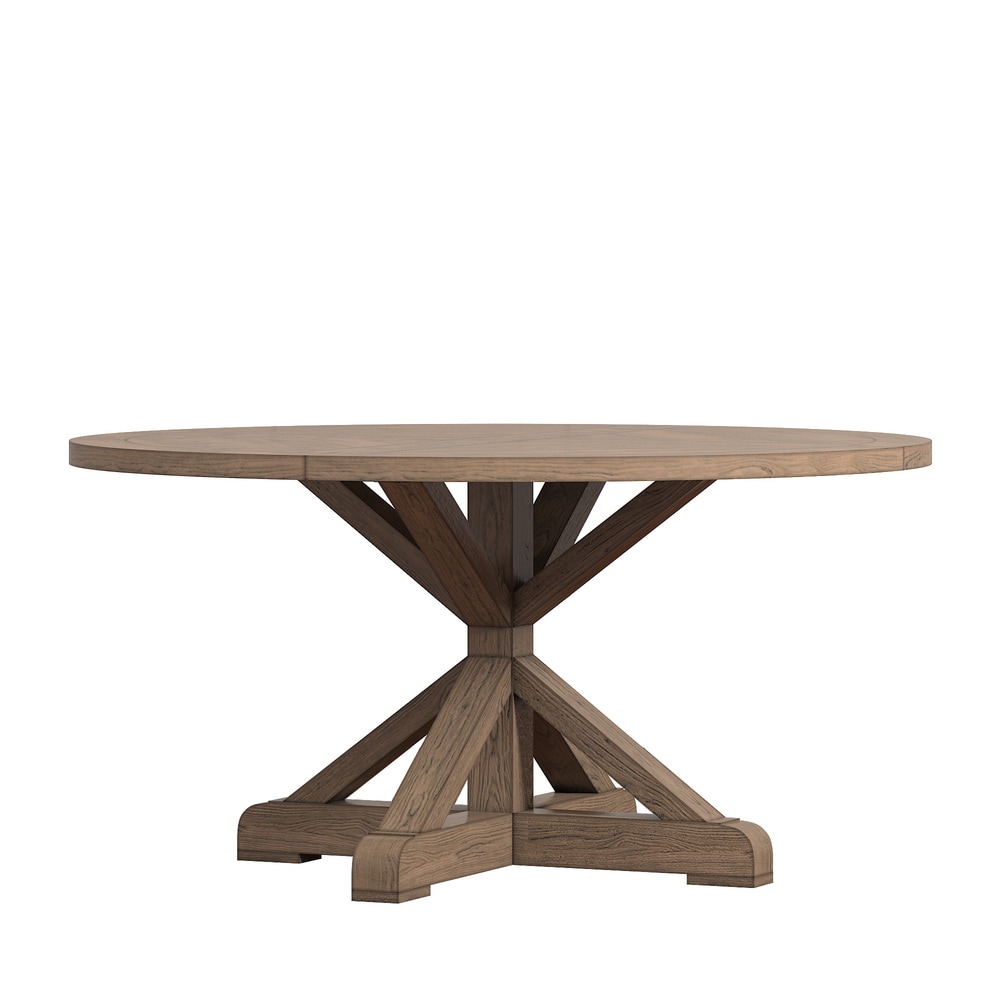 Benchwright X base 48 in. Round Dining Set by iNSPIRE Q Artisan