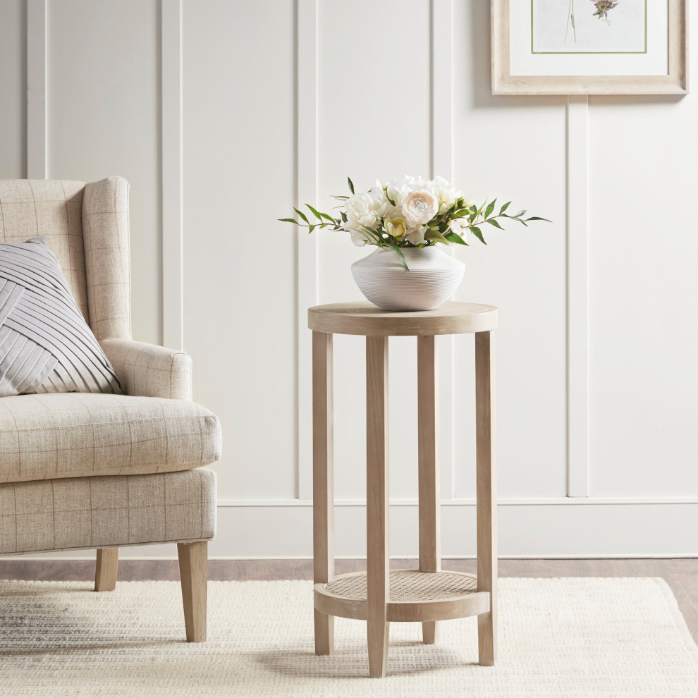 Martha Stewart Harley Round Accent Table   Tropical   Side Tables And End Tables   by Olliix  Houzz