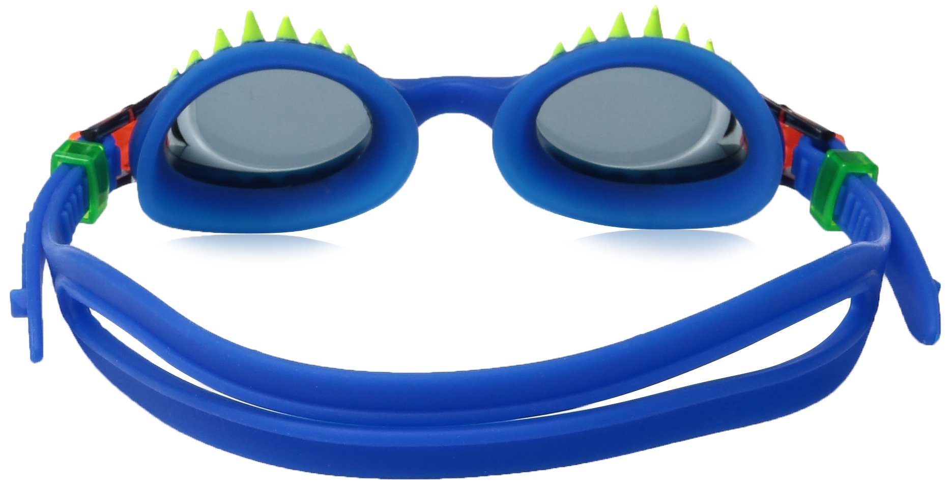 TYR Sports Kids' Swimple Spikes Goggles, Smoke/Blue, One-Size