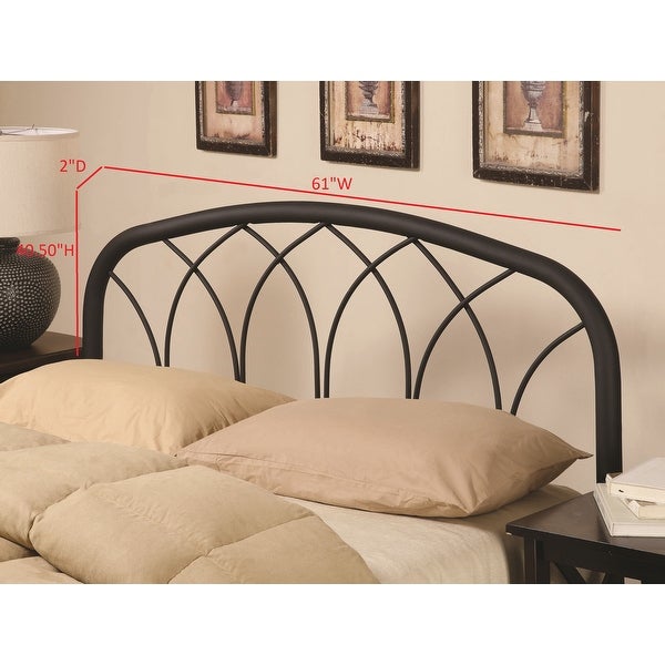 Coaster Furniture Anderson Black Full/Queen Arched Headboard - - 12496108