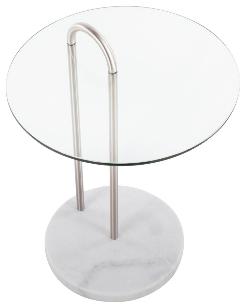 Claire Side Table   Contemporary   Side Tables And End Tables   by LumiSource  Houzz