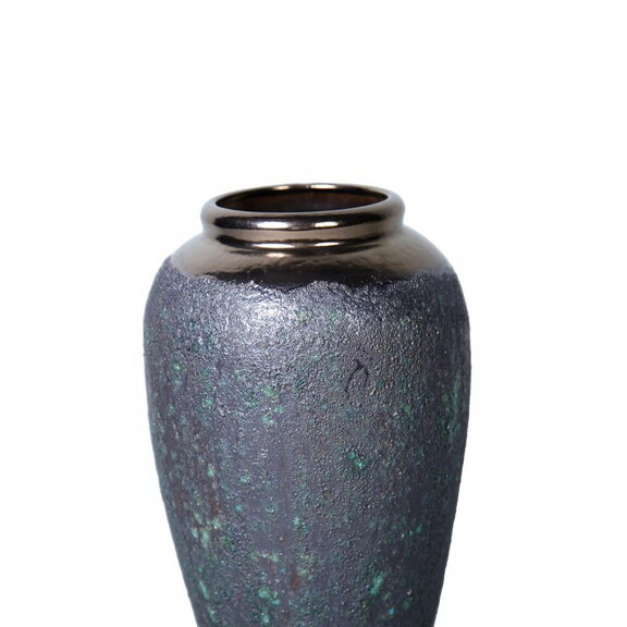 Vintage Smoke Ceramic Vase 7D x 12H   Artisanal ...