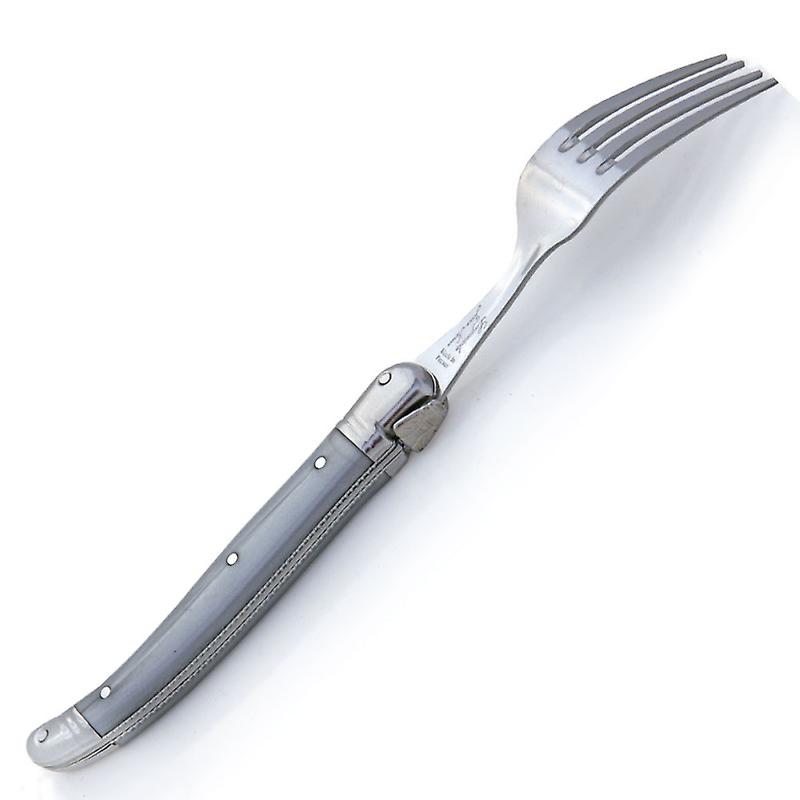 Box of 6 gray ABS Laguiole forks