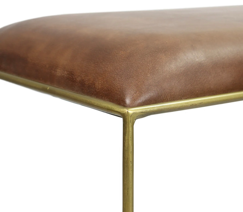 Matthew Izzo Home Glimmer Long Stool   Contemporary   Footstools And Ottomans   by Matthew Izzo  Houzz